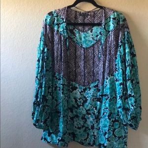 Volcom light cardigan or bathing suit coverup